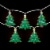 Northlight 10-Count LED 3Christmas Tree Fairy Lights, 5.5ft, Copper Wire Perspective: top
