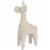 Northlight 5.5 Pearlized Cream Ceramic Moose Christmas Figure Perspective: top