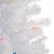 Northlight 4' Pre-Lit Woodbury White Pine Slim Artificial Christmas Tree, Multi Lights Perspective: top