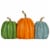 Northlight 15.5 Pumpkin Trio 'Happy Fall Y'all' Autumn Harvest Sign Perspective: top