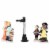 Northlight 9-Piece Santa and His Carolers Christmas Village Display Set Perspective: top