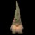 Northlight 12.25 Lighted Green Spring Gnome with Flower Hat Perspective: top
