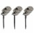 Northlight Set of 3 Skull Stakes Outdoor Yard Halloween Decorations Perspective: top
