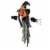 Northlight Creepy Jack-O-Lantern 3-D Halloween Window Decoration Perspective: top
