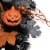 Northlight Orange and Black Haunted House Halloween Wreath, 24-Inch, Unlit Perspective: top
