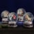 Northlight 6.5 Norman Rockwell 'Santa and His Helpers' Christmas Snow Globe Perspective: top