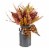 Northlight 18 Autumn Harvest Tabletop Canister Decoration with Artificial Fall Foliage Perspective: top
