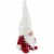 Northlight 9.5  Red and White Plaid Boy Gnome Christmas Decoration Perspective: top