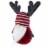 Northlight 12  Red and White Gnome with Antlers Christmas Decoration Perspective: top