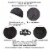 Petmaker 80-PET6045 Cargo Liner Dog Waterproof Seat Cover with Non-Slip Trunk Pet Travel Mat, Perspective: top