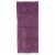 Lavish Home 100% Cotton Plush Bathroom Reversible Long Bath Mat 24 x 60 Inch Eggplant Purple Perspective: top