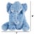 Happy Trails 80-SUM-170336 Elephant Stuffed Animal Plush Toy, Blue Perspective: top