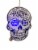 Dar Kei International Co Ltd. Day of the Dead Light Up Wall Hanging Skull Perspective: top
