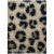 Cutie Pie Leopard Plush Baby Blanket Set - Beige Perspective: top