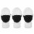 al-SHIELDS Kids Unisex Cotton Jersey Pleated Fabric Face Masks Perspective: top