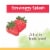 Burt's Bees Strawberry Splash with Fluoride Kids Toothpaste Perspective: top