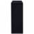 Enticing Rectangular Bar Unit With 2 Shelves And Wine Holder, Black Perspective: top