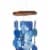 Benzara Handmade Wind Chime with Capiz Shell Hangings - Blue Perspective: top