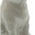 Benjara BM208405 Cement Bulldog Sitting Figurine Looking Straight - Weathered Gray Perspective: top
