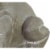 Benjara BM209427 6 H x 5.25 x 6.25 in. Cemented Sitting Frog Figurine with Closed Legs & Wash Perspective: top