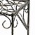 Benjara BM216724 Scrolled Metal Frame Plant Stand with Square Top, Black - Medium Perspective: top