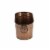 Metal Wine Cooler with Ring Handle and Studded Nail Accents, Bronze- Saltoro Sherpi Perspective: top