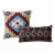 Striped Cotton Twin Quilt Set with 1 Sham and 2 Pillows, Multicolor Perspective: top