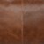 Leatherette Throw Pillow with Stitched Details and Flanged Edges, Brown Perspective: top