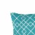 Geometric Pattern Fabric Accent Pillow, Blue and White Perspective: top
