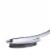 Table Lamp with Arched Tube LED, Brushed Silver- Saltoro Sherpi Perspective: top