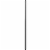 Floor Lamp with Adjustable Torchiere Head and Sleek Metal Body, Black- Saltoro Sherpi Perspective: top