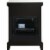 LED Fireplace with Remote Control and 1 Drawer, Silver Perspective: top