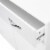 Server with 2 Door Storage and 1 Drawer, White- Saltoro Sherpi Perspective: top