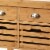 36 Inch Bamboo Kitchen Cart Island, 2 Drawers, Stainless Steel Top, Brown- Saltoro Sherpi Perspective: top