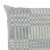 Drake 22 Inch Square Cotton Decorative Throw Pillow, Plaid, Sandy Blue Perspective: top