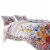 Tess Microfiber 2 Piece Twin Quilt Set, Peacock, Floral Print, Multicolor Perspective: top