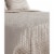 Kahn Hand Quilted Lumbar King Size Pillow Sham, Self Binding, Matte Brown- Saltoro Sherpi Perspective: top