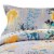 Minsk 20 x 36 King Size Pillow Sham, Yellow Flowers, Gray Cotton Fabric- Saltoro Sherpi Perspective: top