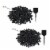 Outdoor Mini Solar String Lights- 200 LED Solar Powered Hanging Lighting with 8 Light Modes Perspective: top