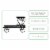Black Plant Stand  2-Tiered Indoor or Outdoor Decorative Vintage Look Wrought Iron Garden Perspective: top