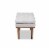 Baxton Studio Arne Grayish Beige Upholstered Brown Finished Bench Perspective: top