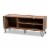 Baxton Studio Iver 1-Door Wood TV Stand in Rustic Oak Perspective: top