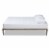 Baxton Studio Iseline Full Size Grey Finished Wood Platform Bed Frame Perspective: top