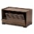 Baxton Studio Claire Walnut Brown Finished Cat Litter Box Cover House Perspective: top