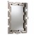 Baxton Studio Tanis Bronze Finished Rectangular Accent Wall Mirror Perspective: top