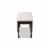 Corey Modern and Contemporary Grey Fabric Upholstered and Dark Brown Finished Wood Bench Perspective: top