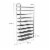 Shoe Rack-10 Tier Storage for Sneakers, Heels, Flats, Accessories, and More-Space Saving Perspective: top