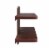 Furniture of America Brie Wood 2-Tier Floating TV Stand in Vintage Walnut Perspective: top