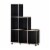 Furniture of America Chapin Wood 6-Compartment Bookcase in Cappuccino Perspective: top