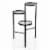 Furniture of America Rhort Contemporary Metal 3-Tier Plant Stand in Black Perspective: top